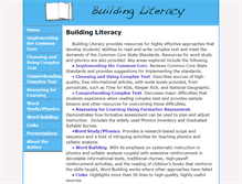 Tablet Screenshot of buildingliteracy.org